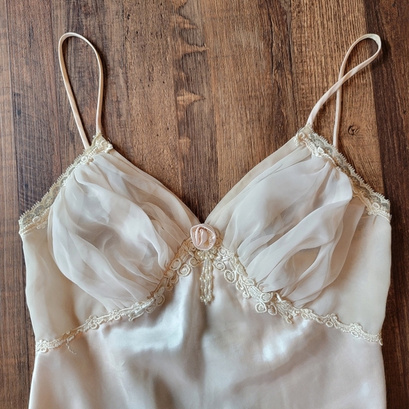 Vintage Delicates Off White Slip Dress - Picture 2 of 6